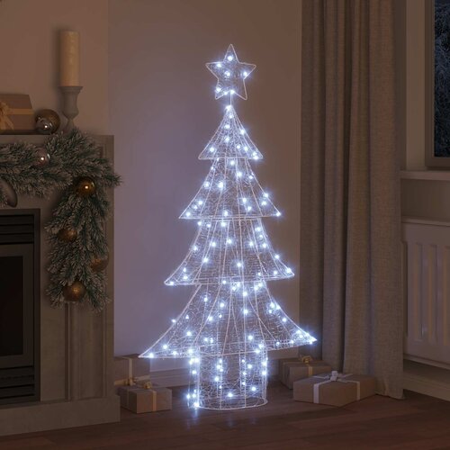  Božićno drvce s 160 LED svjetlima Hladna bijela 150 cm Akril Slike
