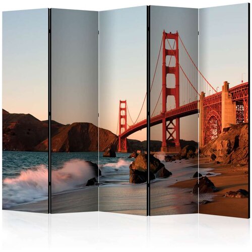  Paravan u 5 dijelova - Flaming Landscape II [Room Dividers] 225x172 Cene