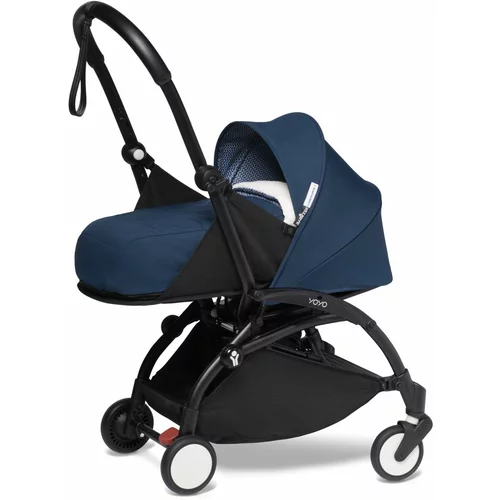 BABY ZEN Ogrodje vozička frame black, 0+ newborn pack Yoyo air france blue