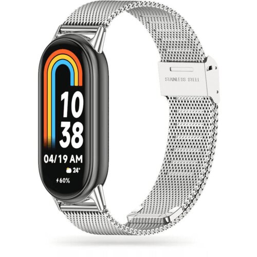  Kovinski pašček za uro Xiaomi Mi Band 8 - srebrna Cene