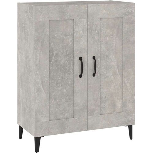  Komoda siva boja betona 69 5 x 34 x 90 cm od konstruiranog drva Slike