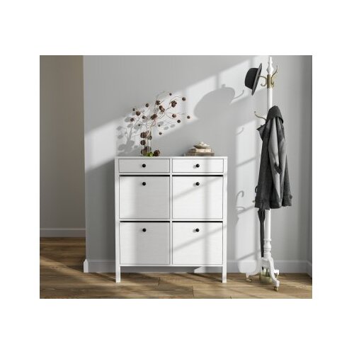 Hanah home ormar za cipele drvene bele boje frn 20049 Cene