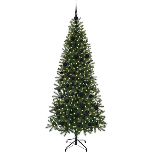 VidaXL Umjetno božićno drvce s stalakom Zelena 180 cm PE i PVC Slike