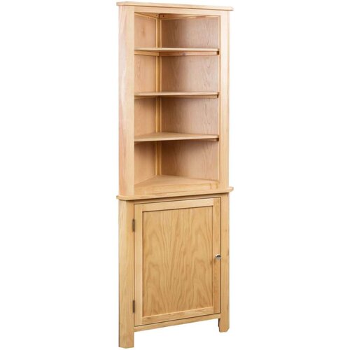  kotna omarica 59x36x180 cm trdna hrastovina, (20621229) Cene