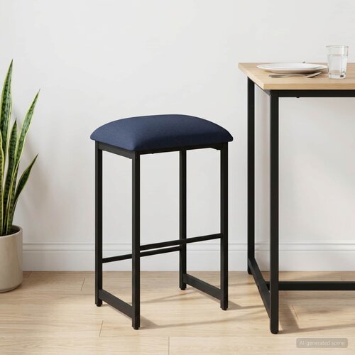  stolica Plava 40 x 32 x 74 cm Konstruirano drvo Cene