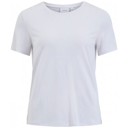 Vila Puloverji Modala O Neck T-Shirt - Optical Snow Bela Cene