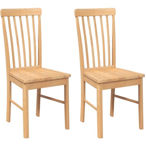 Maison Chic Jedilni stoli - Vzorci stoli 2 kosa masivne lesene gume A330, (22032743) Cene