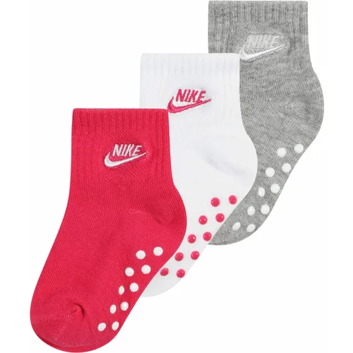 Nike Sportswear Čarape 'CORE FUTURA' siva / roza / bijela