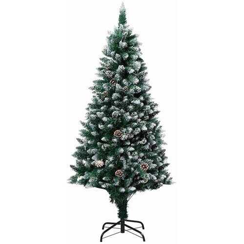 Umjetno božićno drvce Zelena 150 cm PVC i Čelik i Plastika Slike