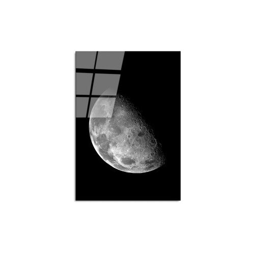 Wallxpert dekorativna slika od kaljenog stakla moon (uv 200) 70 x 100cm Slike