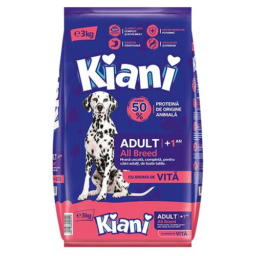 Kiani Hrana za pse govedina 3kg Cene
