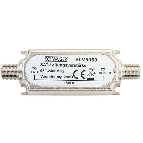 SCHWAIGER SAT-ZF ojačevalnik napeljave (F vtičnica, Frekvenca: 950 - 2.400 MHz, 20 dB) Cene