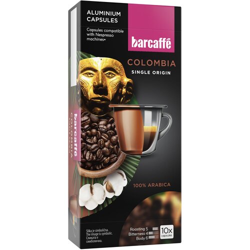 Barcaffe kolumbija 55g 10 kapsula Slike