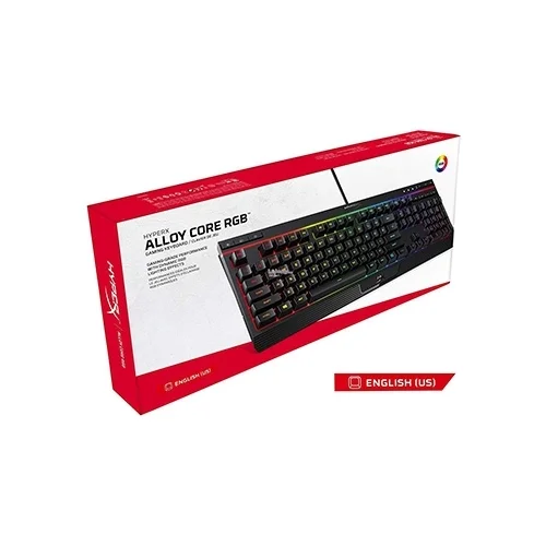  HyperX Alloy Core RGB Gaming Keyboard, US HX-KB5ME2-US 4P4F5AA