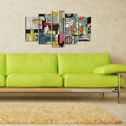 Wallity Set Slika 5ABSMDF-79, 5 Delova Cene