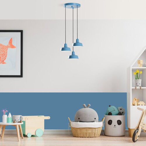 Opviq memati - 181Light blue - 3 light blue chandelier Cene