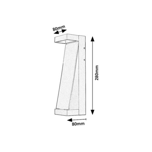 Rabalux 77067 - LED spolja&amp;scaron;nje zidno svetlo BRADU LED/13W/230V IP65 antracit Slike