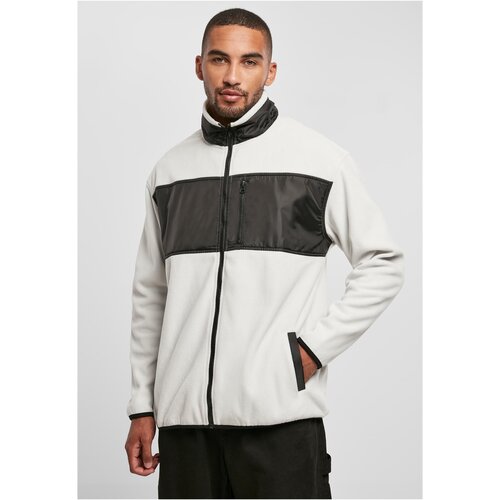 Urban Classics Plus Size Patched Micro fleece jacket wolfgrey Slike