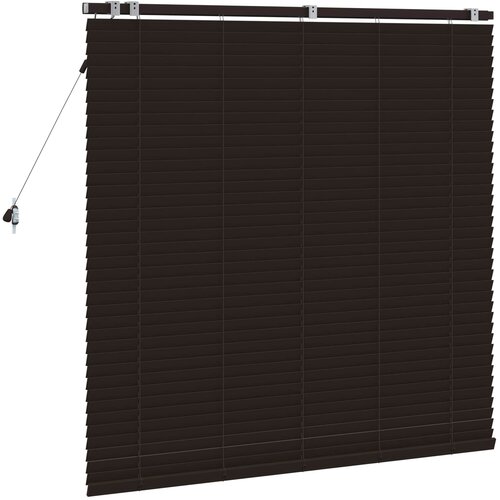  Venecijanska roleta Tamno smeđa 140 x 130 cm 35 mm Slike