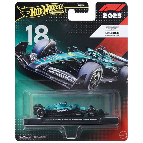 Mattel Hot Wheels Premium: Lance Stroll Aston Martin &scaron;t. 18 Formula 1 avtomobilček 1/64 - Cene