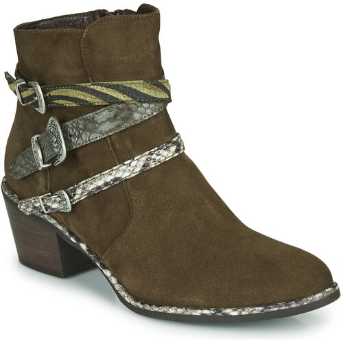 Regard Gležnjarji NAPOLI V3 VELOURS MILITARE Kaki Cene