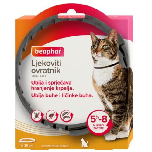 Beaphar ogrlica protiv vanjskih nametnika za mačke Slike