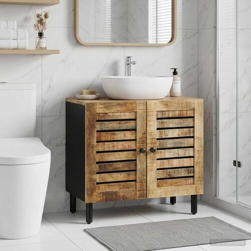  za Lavabo - Umivaonik s pohranom Smeđa i crna 62 x 33 x 58 cm Cijene