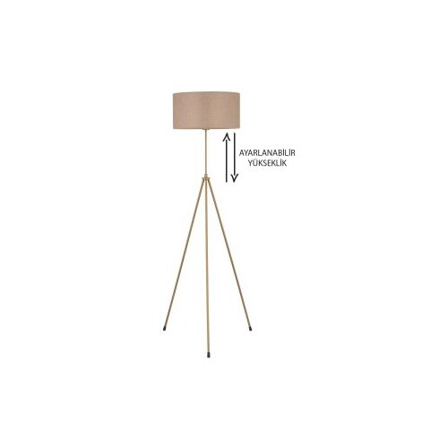 Opviq podna lampa 64326, zlatna boja Slike