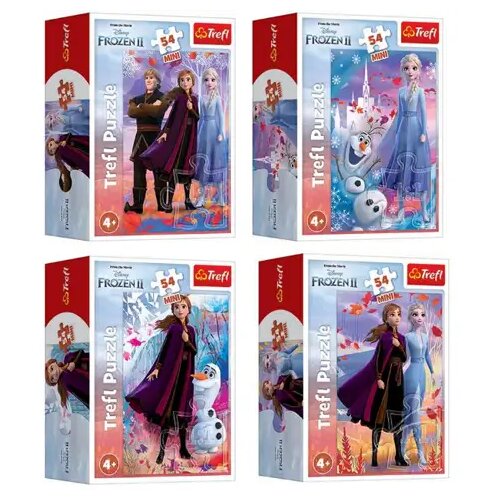 Trefl Snježno kraljevstvo 2: Anna i Elsa mini puzzle 54kom - 1kom - Cijene
