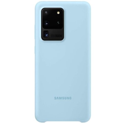 Samsung original silikonski ovitek ef-pg988tle za galaxy s20 ultra g988 - svetlo moder Cene