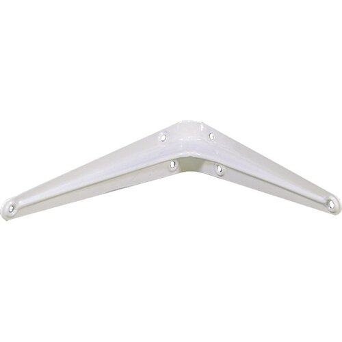 STABILIT konzola od čeličnog lima (150 x 37 x 200 mm, Opteretivost: 30 kg, Čelik, Bijele boje) Slike