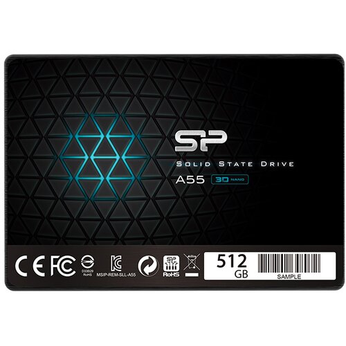 Silicon Power SSD 2.5 SATA 512GB SP512GBSS3A55S25 560/530 MB/s Slike
