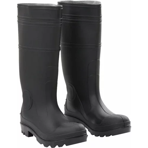  Dežni škornji črni velikost 38 PVC