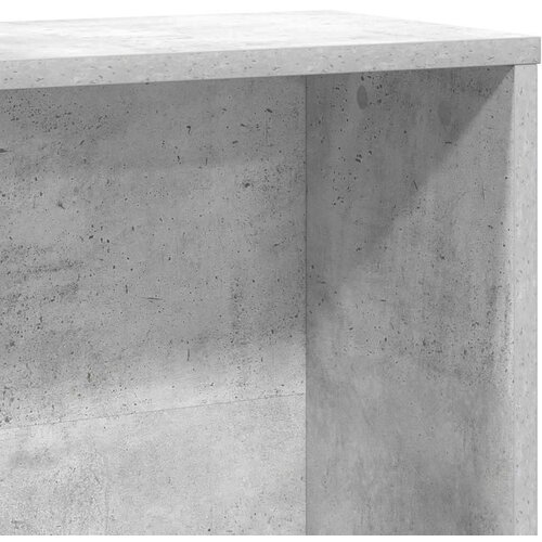 VidaXL Regal za knjige siva boja betona 60x24x120 cm konstruirano drvo Slike