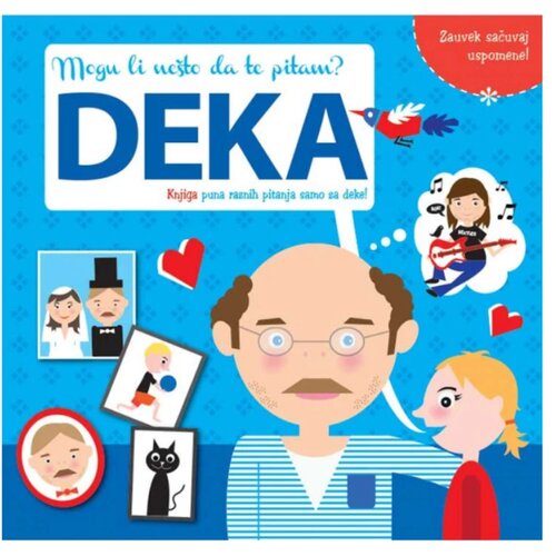 Vulkančić knjiga za decu Mogu li nešto da te pitam Deka Cene