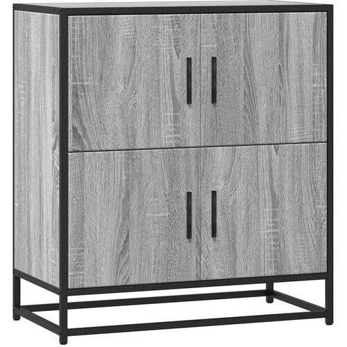  Komoda boja hrasta sonome 68x35x76 cm konstruirano drvo Siva Slike