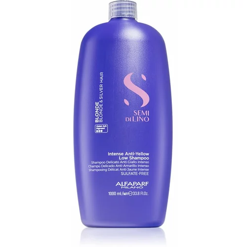 ALFAPARF MILANO Semi di Lino Blonde šampon za toniranje za blond lase in lase s prameni 1000 ml