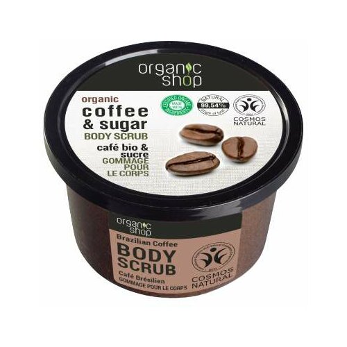 Organic Shop body scrub brazilian coffee 250 ml Cene