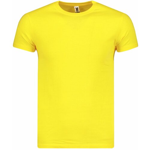 Edoti Muška obična majica S970 crna | žuto Slike