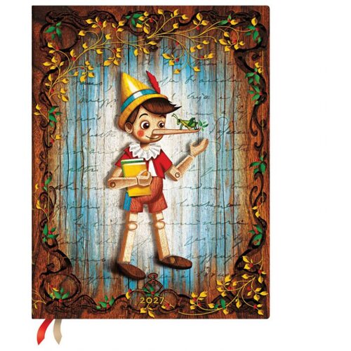  DNEVNI PLANER 2027-17,5X22,5CM-ULTRA Z GUMICO PINOCCHIO PAPERBLANKS FLEXI FE2014-2 Cene