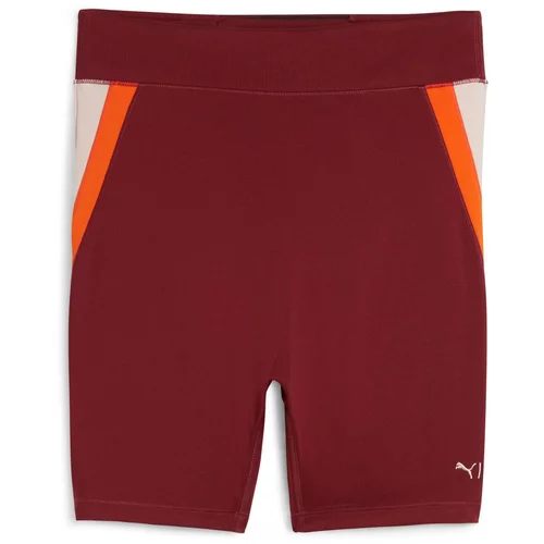 Puma Športne hlače 'LEMLEM' oranžna / burgund / bela