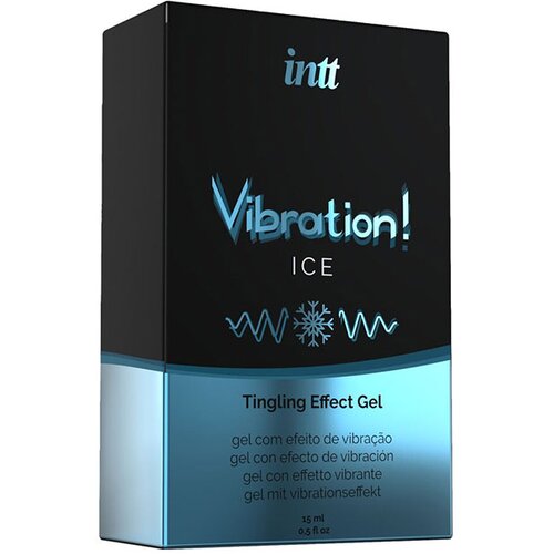 Intt Vibrator Tečni vibrator Vibration! Ice, 15 ml Slike