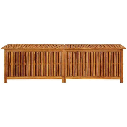 VidaXL Vrtna kutija za pohranu 200 x 50 x 58 cm masivno bagremovo drvo Slike