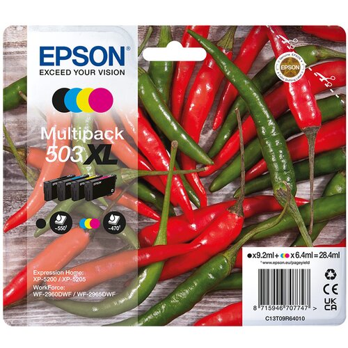 Epson Original Multipack 4-Colours 503Xl Ink Cartridge, (21406386) Cene