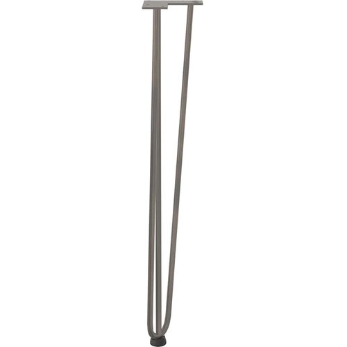 vidaXL noge za mizo za lase 4 kosi naravno jeklo 72 cm trdno jeklo Cene