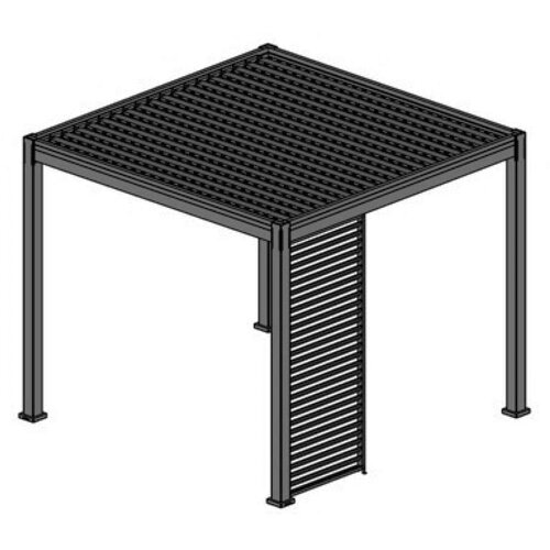 Pergole Panel za senčenje 1,3 m, fiksne lamele, za bioklimatske INTRO Cene