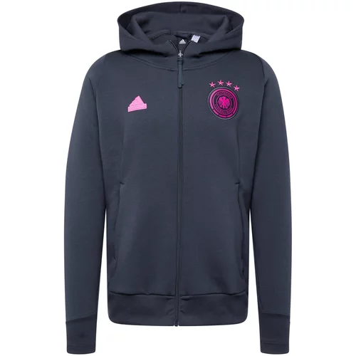 Adidas Športna jopa na zadrgo 'DFB' siva / roza