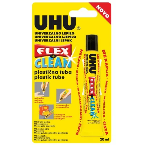 Uhu Univerzalno lepilo UHU Flex & Clean (20 ml, PVC)