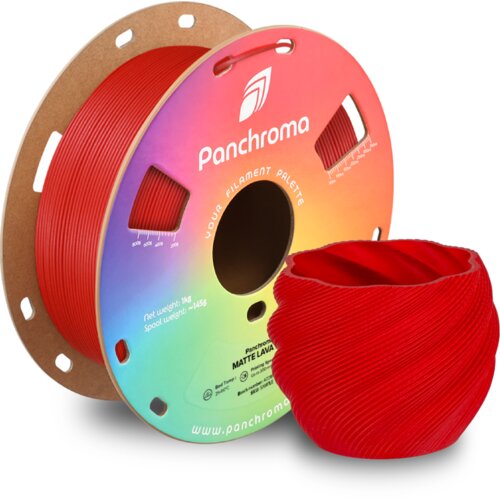 Polymaker Panchroma&amp;trade; PLA Matte Lava Red - 1,75 mm / 1000 g Slike