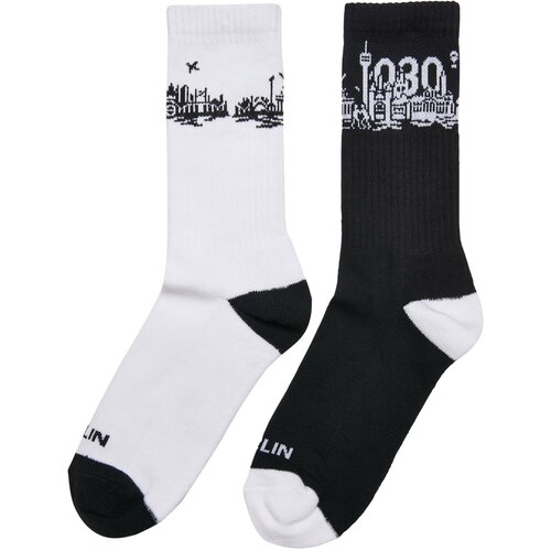 MT Accessoires Major City 030 Socks 2-Pack black/white Slike